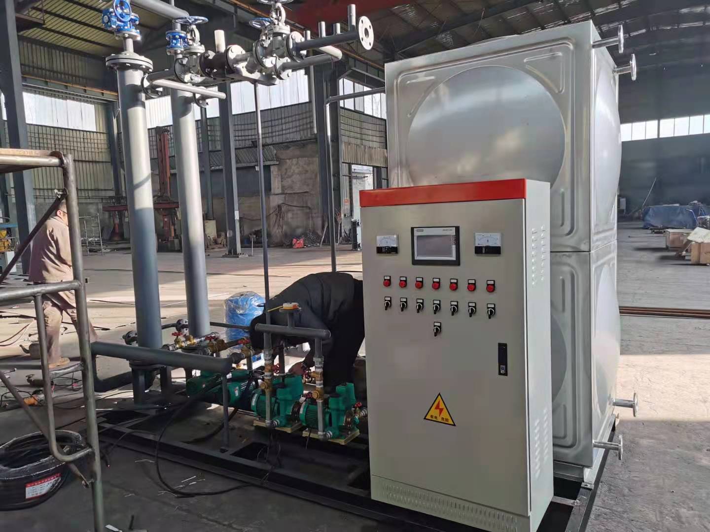  上海市浦东新区某工厂办公大楼采暖机组